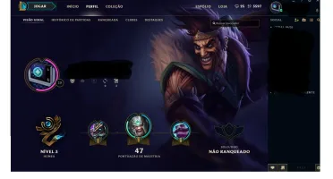 Conta League Of Legends - Level 19 - 3.597 de IP