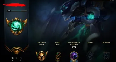 conta league of legends Ouro 3