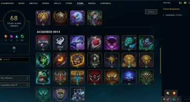 Conta Ouro 4 (winrate altissimo) 84 Campeões - 24 skins