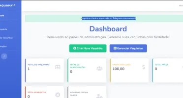 Script Vaquinha 1.0 Bot Telegram + Painel