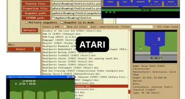 Pack Emulador Atari para PC + Coleção Completa de Jogos!
