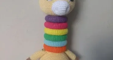 Amigurumi Girafa Monta e Desmonta