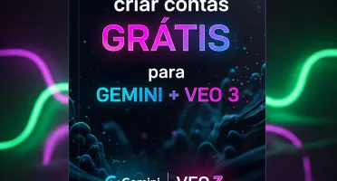 Aprenda fazer contas grátis GEMINI PRO + VEO 3 (30 dias!!)