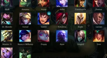 CONTA DE LOL DIAMANTE ZERADA