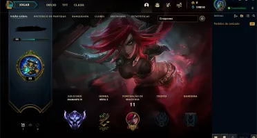CONTA DE LOL DIAMANTE ZERADA