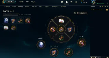 CONTA DE LOL DIAMANTE ZERADA
