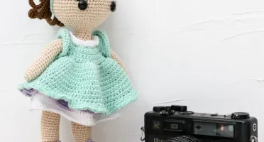 Boneca Flora em Amigurumi