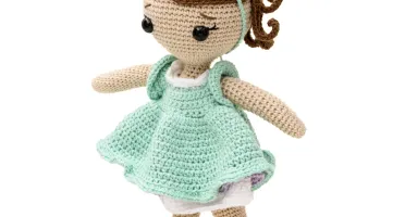 Boneca Flora em Amigurumi