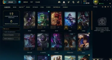 Conta LoL, Gold IV, Email Não Confirmado, Fragmentos de Skin