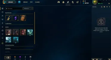 Conta LoL, Gold IV, Email Não Confirmado, Fragmentos de Skin