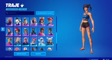Conta Fortnite com skins antigas e minty pickaxe