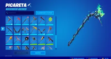 Conta Fortnite com skins antigas e minty pickaxe