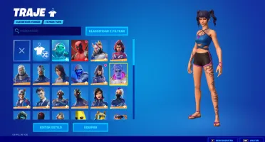Conta Fortnite com skins antigas e minty pickaxe