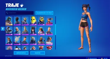 Conta Fortnite com skins antigas e minty pickaxe