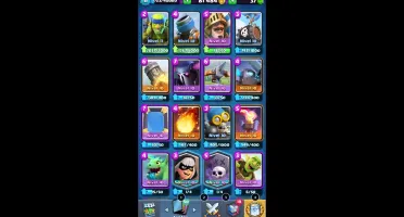 clash of clans cv11 semi full + clash royale barato