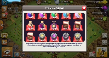 clash of clans cv11 semi full + clash royale barato