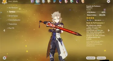 GENSHIN IMPACT - AR41 - HUTAO + GANYU + ALBEDO + HARPA +5*
