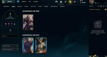 Conta de LoL Ouro 2