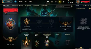 Conta de LoL Ouro 2
