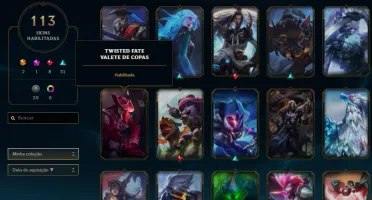CONTA DE LOL PLAT3 DIAMANTE SEASON PASSADA