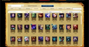 League Of Legends, 79 Champ, 19 Skin, Borda Ouro