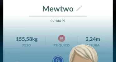 Conta Pokémon GO: Mewtwo 100% (Hundo) na Master Ball + Zygar