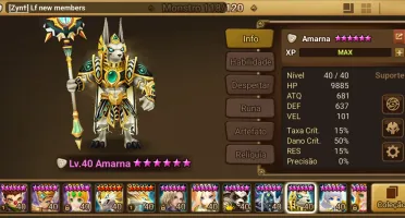 Conta top Summoners War, com 3 Ld Nat 5, pve pronto
