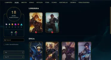 Esmeralda 2 com 100 Champs e 18 Skins