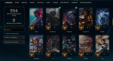 Esmeralda 2 com 100 Champs e 18 Skins