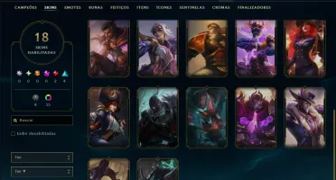 Esmeralda 2 com 100 Champs e 18 Skins
