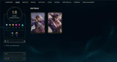 Esmeralda 2 com 100 Champs e 18 Skins