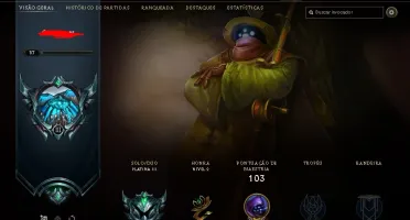 Conta PLATINA 3 COM **37 SKINS**
