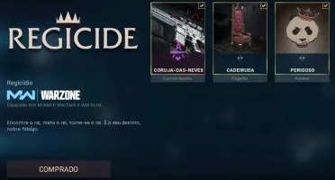 CONTA WARZONE COM GOLD E VARIOS PACOTES