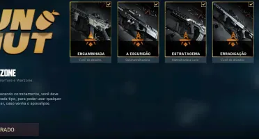 CONTA WARZONE COM GOLD E VARIOS PACOTES