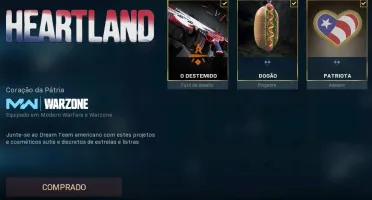 CONTA WARZONE COM GOLD E VARIOS PACOTES