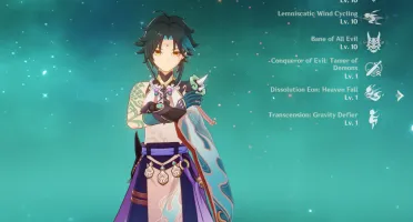 Conta Genshin Impact Ar 56 Main Xiao