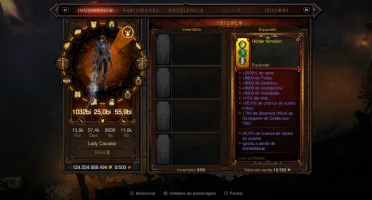 Diablo 3 Itens Build Caçador de Demônios