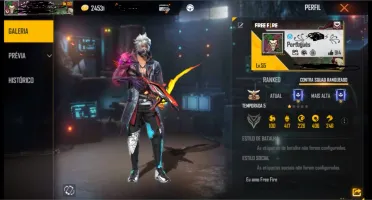 Conta Free fire