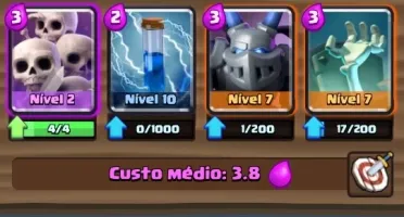CONTA CLASH ROYALE ARENA LENDARIA NIVEL 10