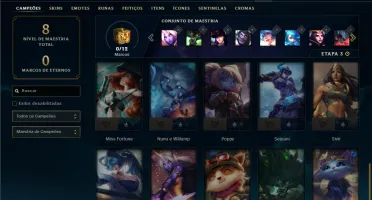 Unranked com 31 Champs e 2 Skins ( ex platina )