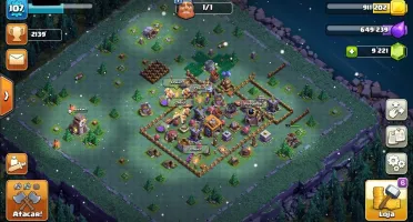 clash of clans cv9 quase full barato