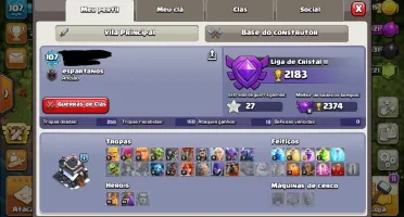 clash of clans cv9 quase full barato