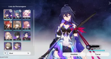 Conta com Seele + Himeko c1 + 25 tiros dourados