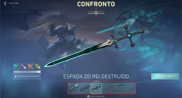Conta Valorant com varias skins