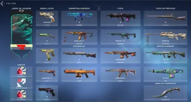 Conta Valorant com varias skins