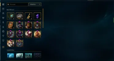 Conta LOL 111 skins / 126 Campeões / platina 1