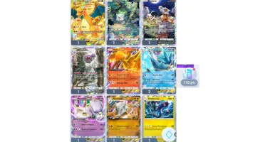 Pokemon Pocket Charizard Crown + fotos cartas da foto.