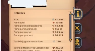 Conta albion 878m de fama, pra sair rapido ta baratinha :)