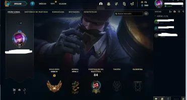 CONTA LOL GOLD 4