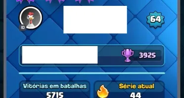 Conta Rara Clash Royale – 10 Anos | 12K Troféus